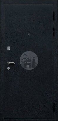 Антивандальная дверь порошковое покрытие + массив дерева-ДВ-448