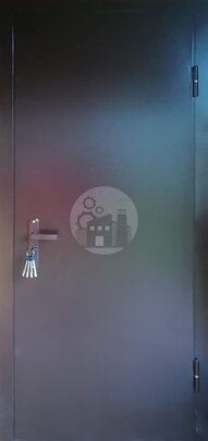 Антивандальная дверь с терморазрывом без глазка, с внутренней отделкой МДФ-ДВ-1194