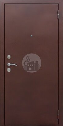дверь в квартиру из металла, отделка порошком и мдф пвх-ДВ-793